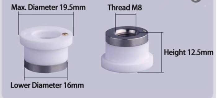 D19.5 Ceramic Ring For Tube Cutting